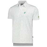 Men's Breezy Golf White WM Phoenix Open Splatter Polo