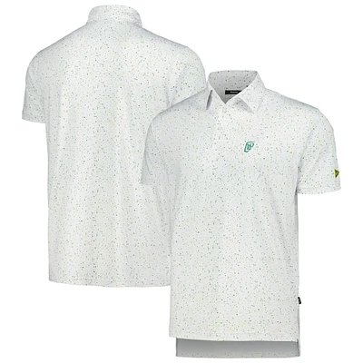 Men's Breezy Golf White WM Phoenix Open Splatter Polo