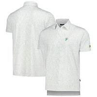 Men's Breezy Golf White WM Phoenix Open Splatter Polo