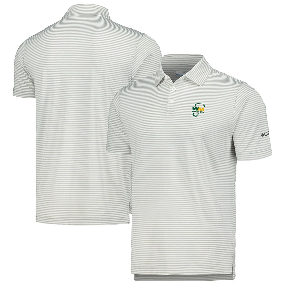 Men's Columbia Gray WM Phoenix Open Club Invite Omni-Wick Polo