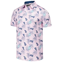 Men's Flomotion Light Pink WM Phoenix Open Breezy Banks Polo