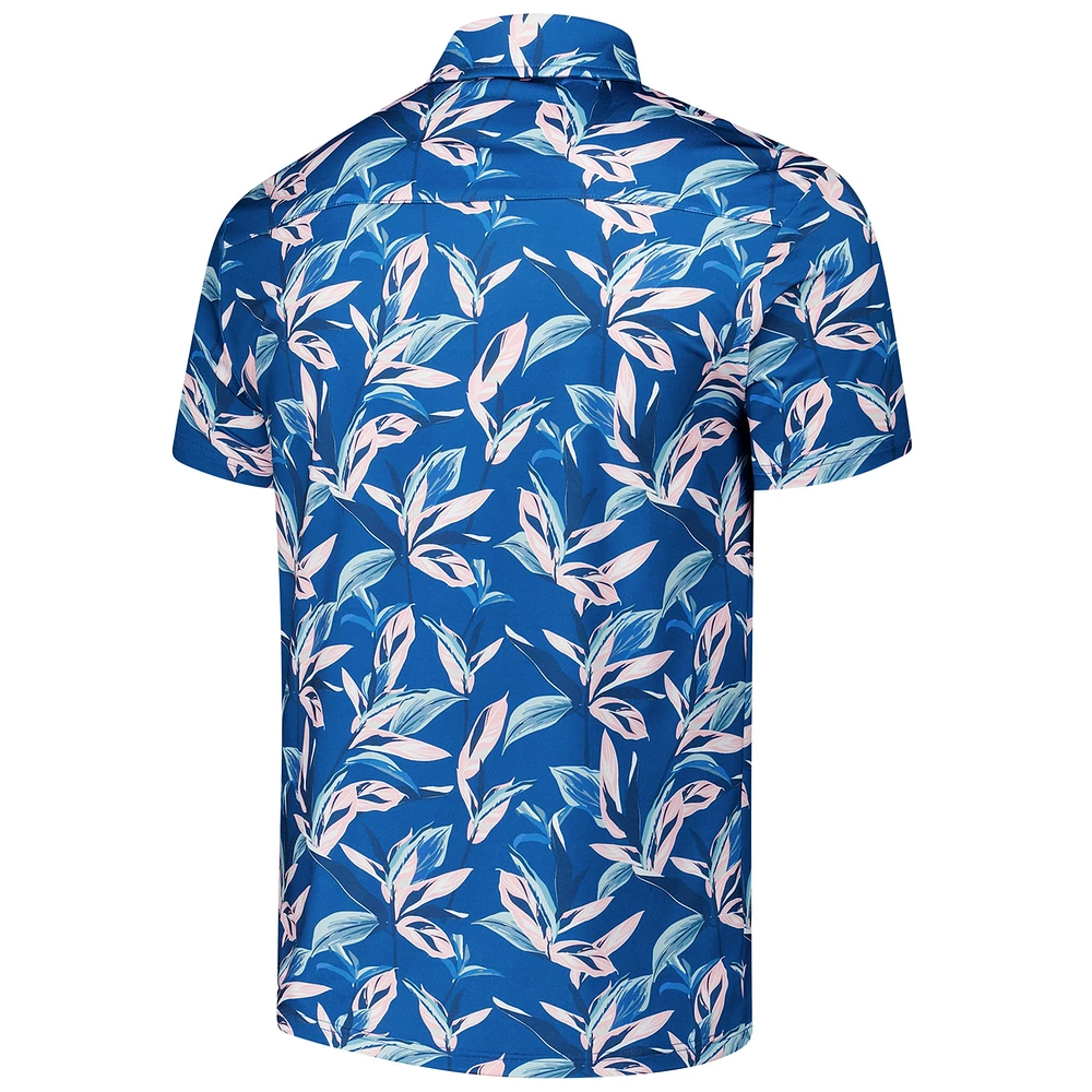 Men's Flomotion Navy WM Phoenix Open Birds of Paradise Polo