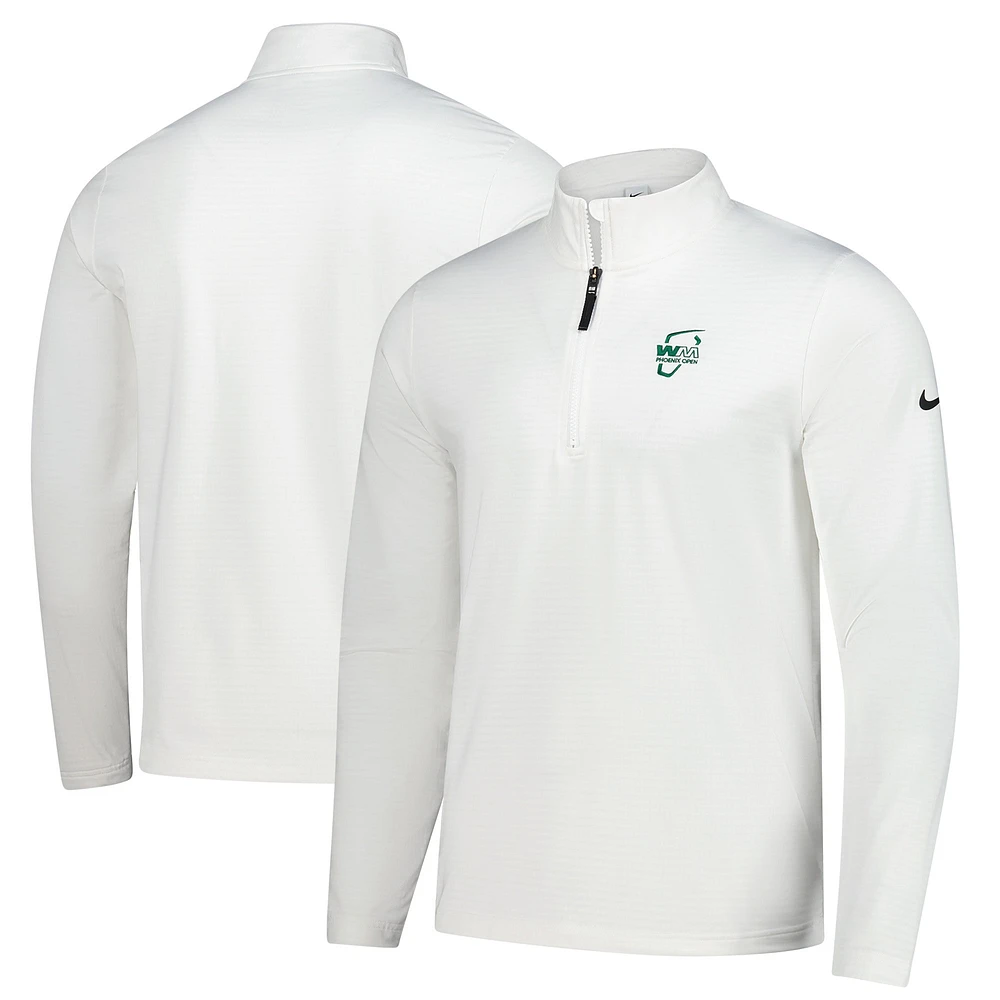 Men's Nike White WM Phoenix Open Victory Half-Zip Performance Pullover