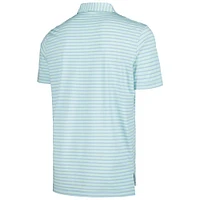 Men's Peter Millar  Aqua WM Phoenix Open Joan Performance Jersey Polo