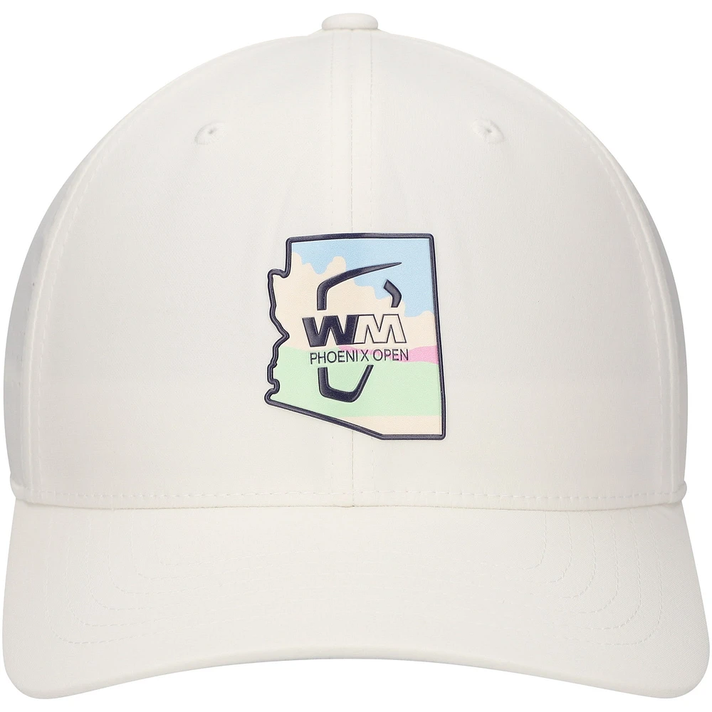 Casquette réglable Puma White WM Phoenix Open Tech pour hommes
