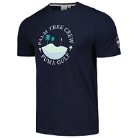 T-shirt CLOUDSPUN Puma x PTC bleu marine WM Phoenix Open Island pour hommes