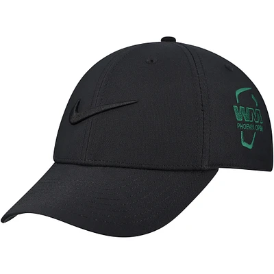 Casquette ajustable unisexe Nike Black WM Phoenix Open Swoosh Club Performance