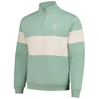 Unisex Barstool Golf  Green WM Phoenix Open Half-Zip Sweatshirt