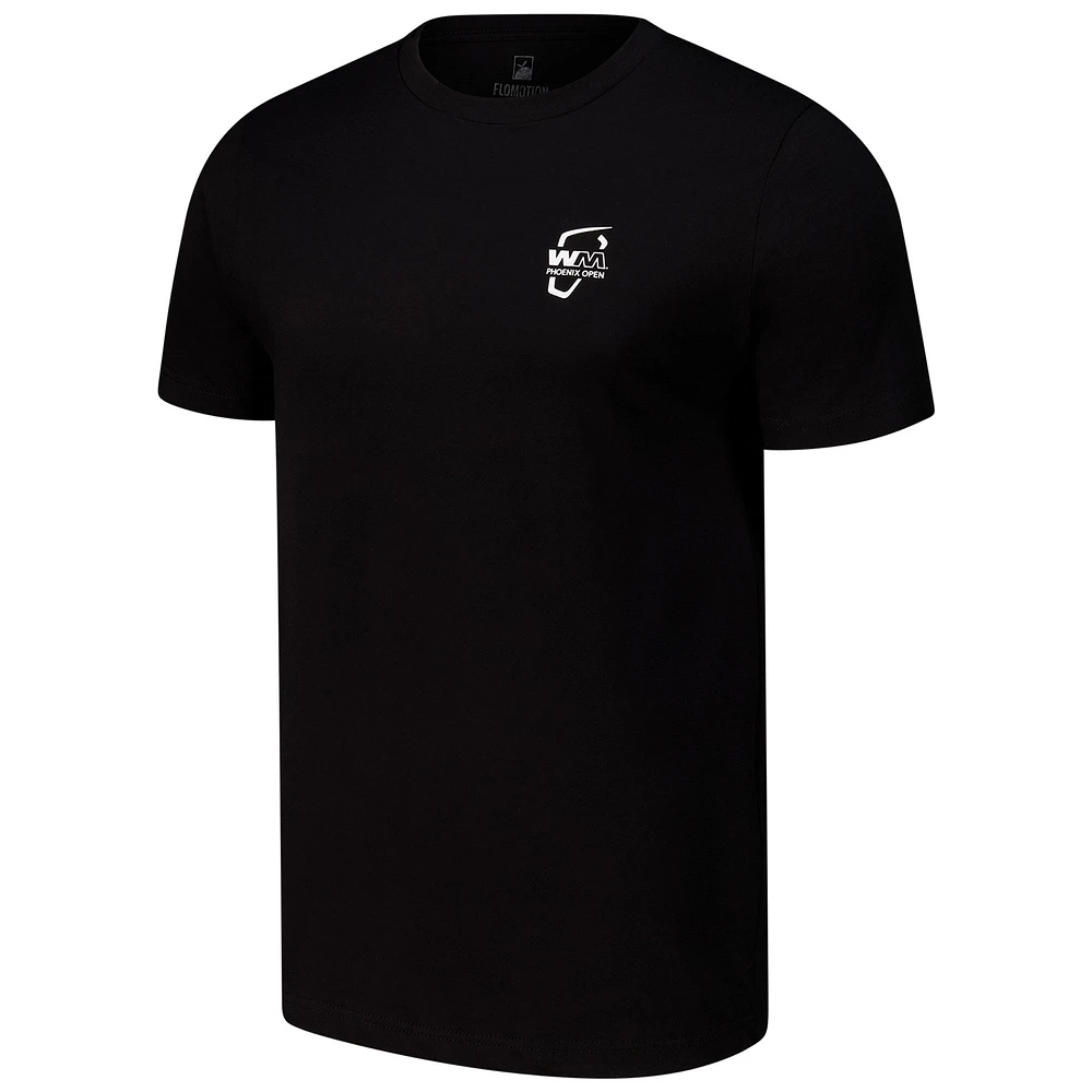 Unisex Flomotion Black WM Phoenix Open Arizona Runner T- Shirt