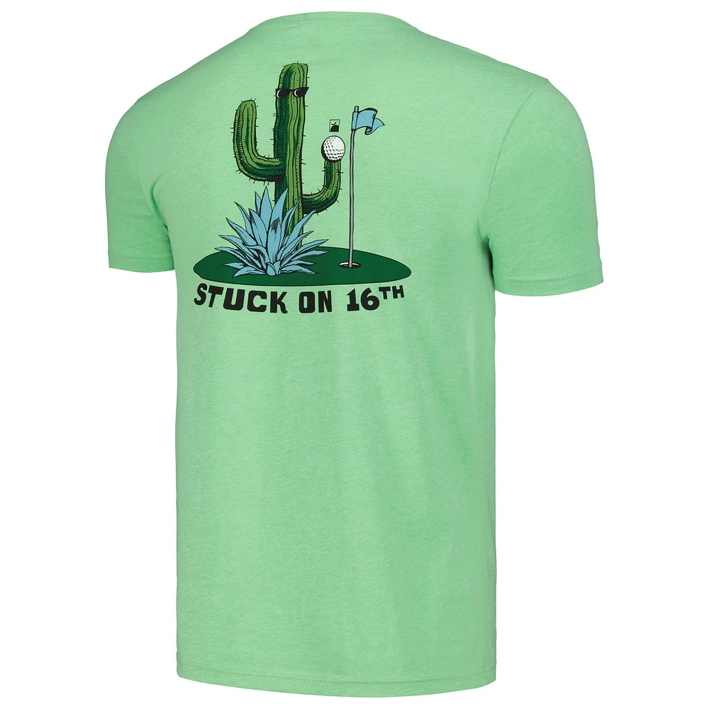 Unisex Flomotion Heather Green WM Phoenix Open Stuck on 16th T-Shirt
