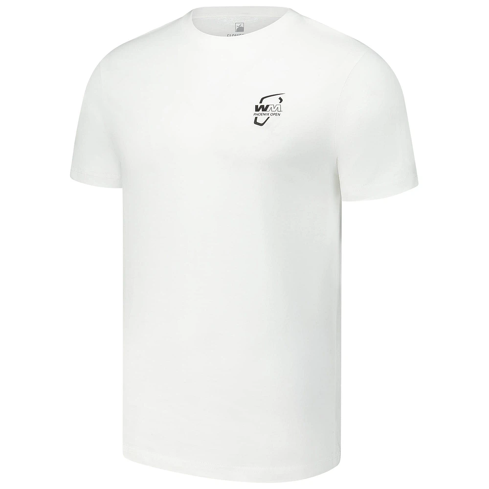 Unisex Flomotion White WM Phoenix Open Stuck on 16 T-Shirt