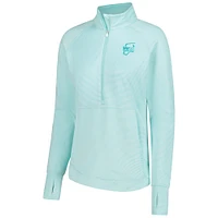Women's Ahead  Green WM Phoenix Open Summerhill Half-Zip Top