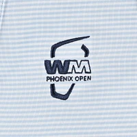 Women's FootJoy  Light Blue WM Phoenix Open Striped Sleeveless Polo