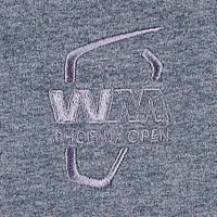 Women's adidas Navy WM Phoenix Open Ultimate365 Textured HEAT.RDY V-Neck Sleeveless Polo