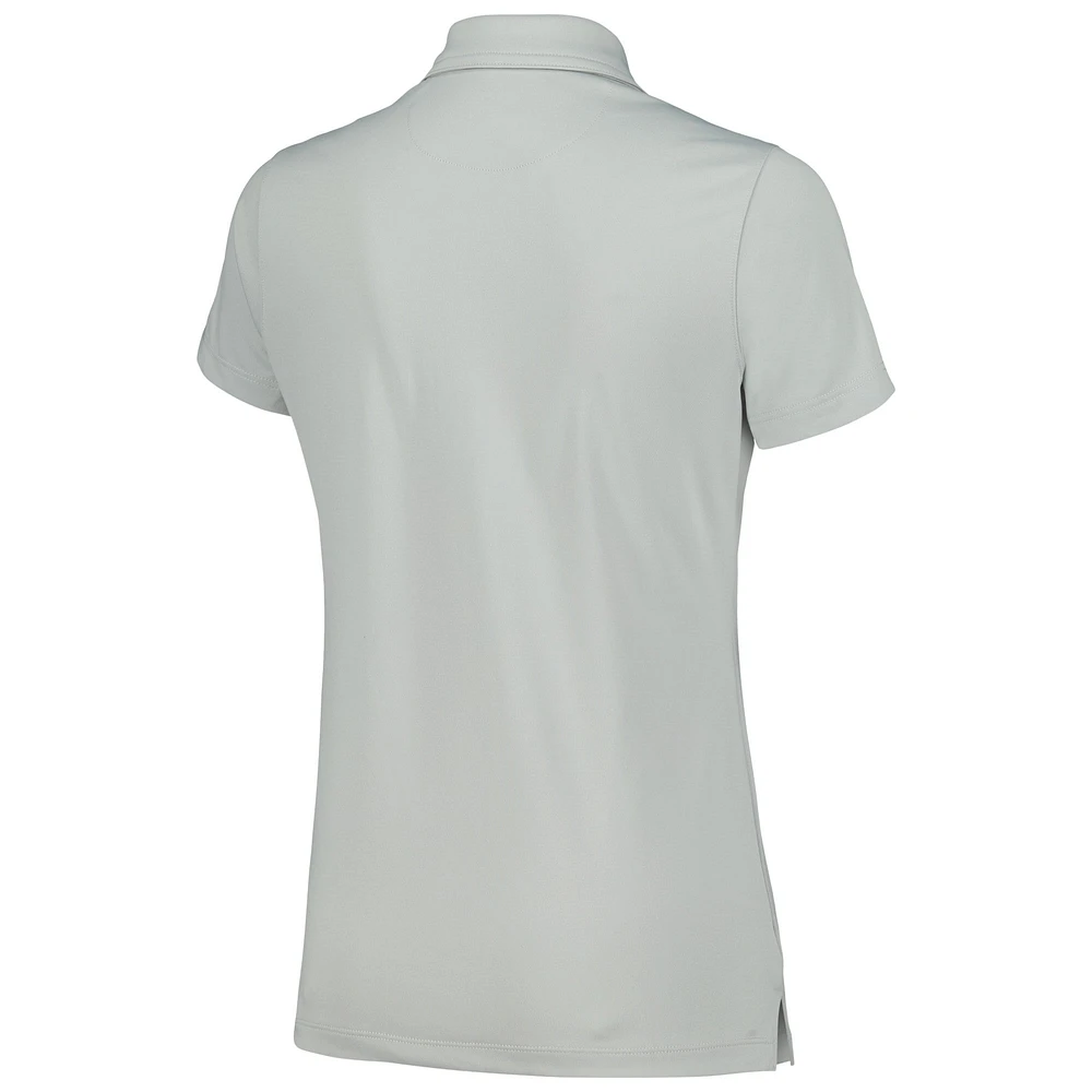 Women's Columbia Gray WM Phoenix Open Birdie Omni-Wick Polo