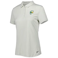 Women's Nike White WM Phoenix Open Victory Embossed Performance Notch Neck Polo