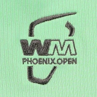 Women's Under Armour  Green WM Phoenix Open Playoff 3.0 Pin Stripe Jacquard Sleeveless Polo