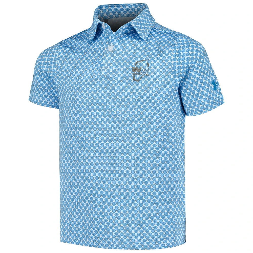 Youth Under Armour  Blue WM Phoenix Open Playoff 3.0 Balloons Micro Polo
