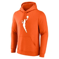 Men's Fanatics Orange WNBA Primary Logo Pullover Hoodie