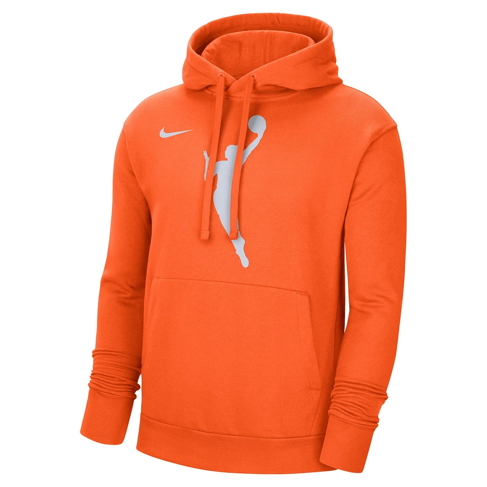 Nike WNBA Orange Logowoman pour homme - Chandail à capuchon