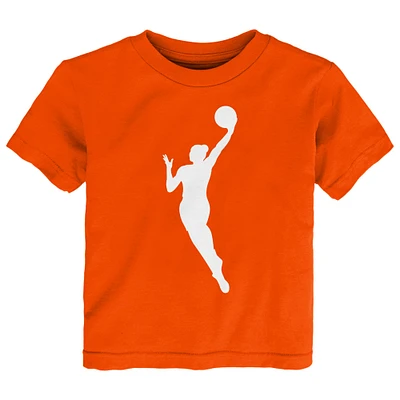 T-shirt orange pour femme avec logo WNBA Gear tout-petit