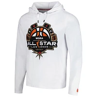 Unisex FISLL  White 2023 WNBA All-Star Game Applique Long Sleeve Hoodie T-Shirt