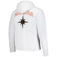 Unisex FISLL  White 2023 WNBA All-Star Game Applique Long Sleeve Hoodie T-Shirt