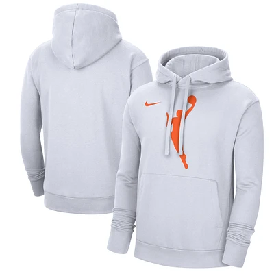 Sweat à capuche unisexe Nike blanc WNBA Logowoman Team 13