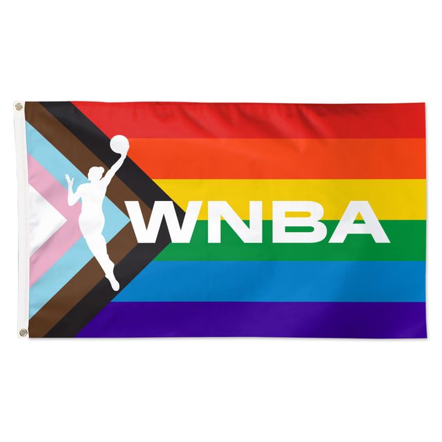 WinCraft WNBA 3' x 5' Pride Wordmark Drapeau unilatéral