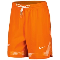 Women's Nike Orange WNBA Jumpwoman Cloud Print Performance Shorts