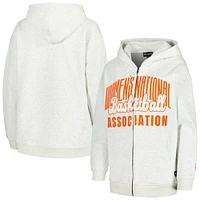 Women's The Wild Collective Heather Gray WNBA Washed Full-Zip Hoodie