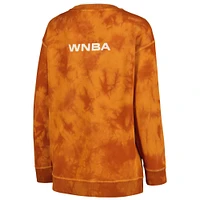 Women's The Wild Collective Orange WNBA Overdye Pullover Sweatshirt