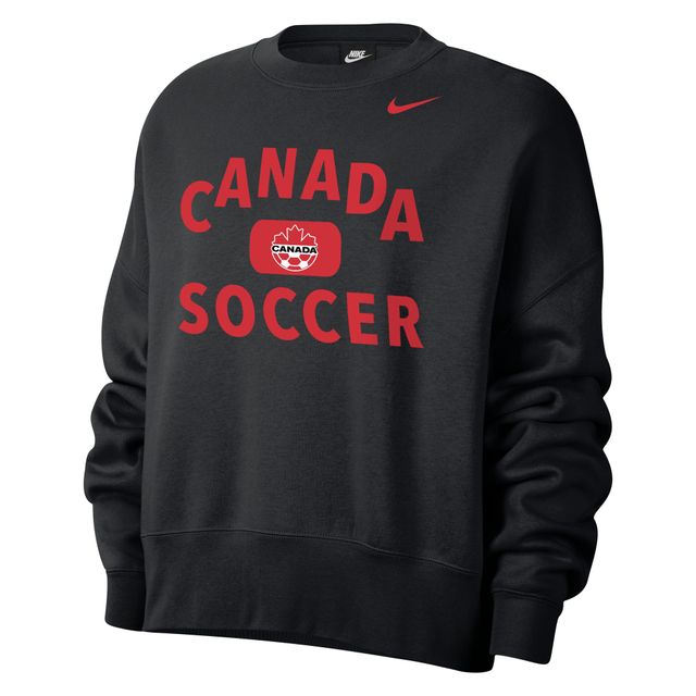 Nike Canada Soccer Everyday Campus pour femme - Noir Chandail molletonné