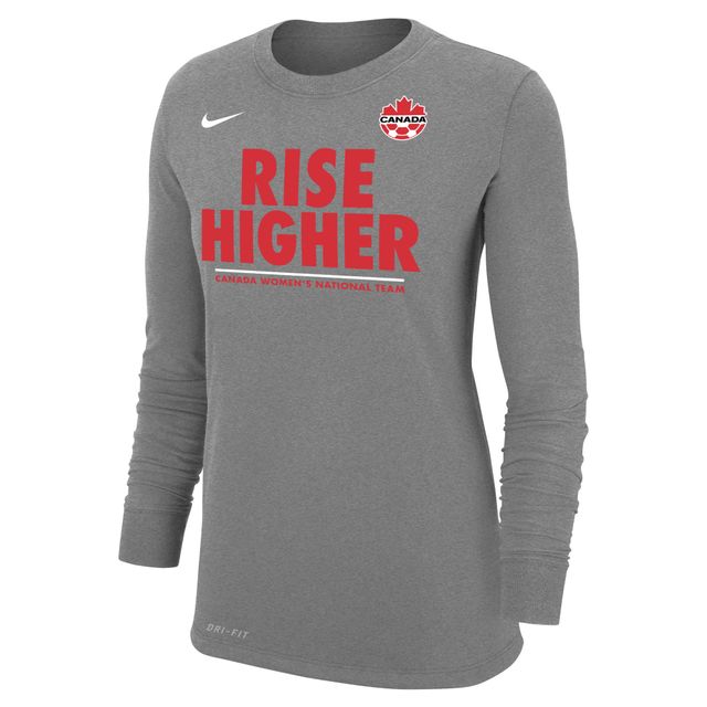 BCM CADWT GRIS FW22 DF RISE HIGHER COTON LS TEE TEELADLSC