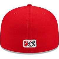 Men's New Era Red Worcester Sox Authentic Collection Team Alternate 59FIFTY Fitted Hat