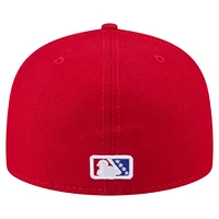 Men's New Era Red Worcester Sox Copa de la Diversión 59FIFTY Fitted Hat