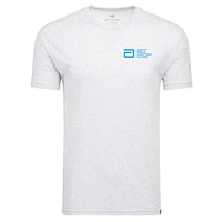 Unisex Sportiqe White Abbott World Marathon Majors Comfy Tri-Blend T-Shirt