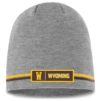 Bonnet en tricot gris Greyson des Wyoming Cowboys pour homme Top of the World