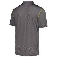 Men's Colosseum  Black Wyoming Cowboys Cameron Polo