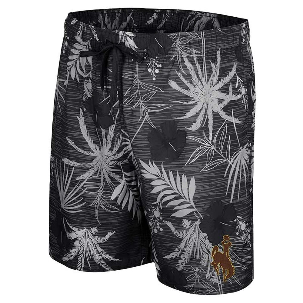 Colosseum Black Wyoming Cowboys pour homme What Else is New Swim Shorts
