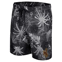Colosseum Black Wyoming Cowboys pour homme What Else is New Swim Shorts