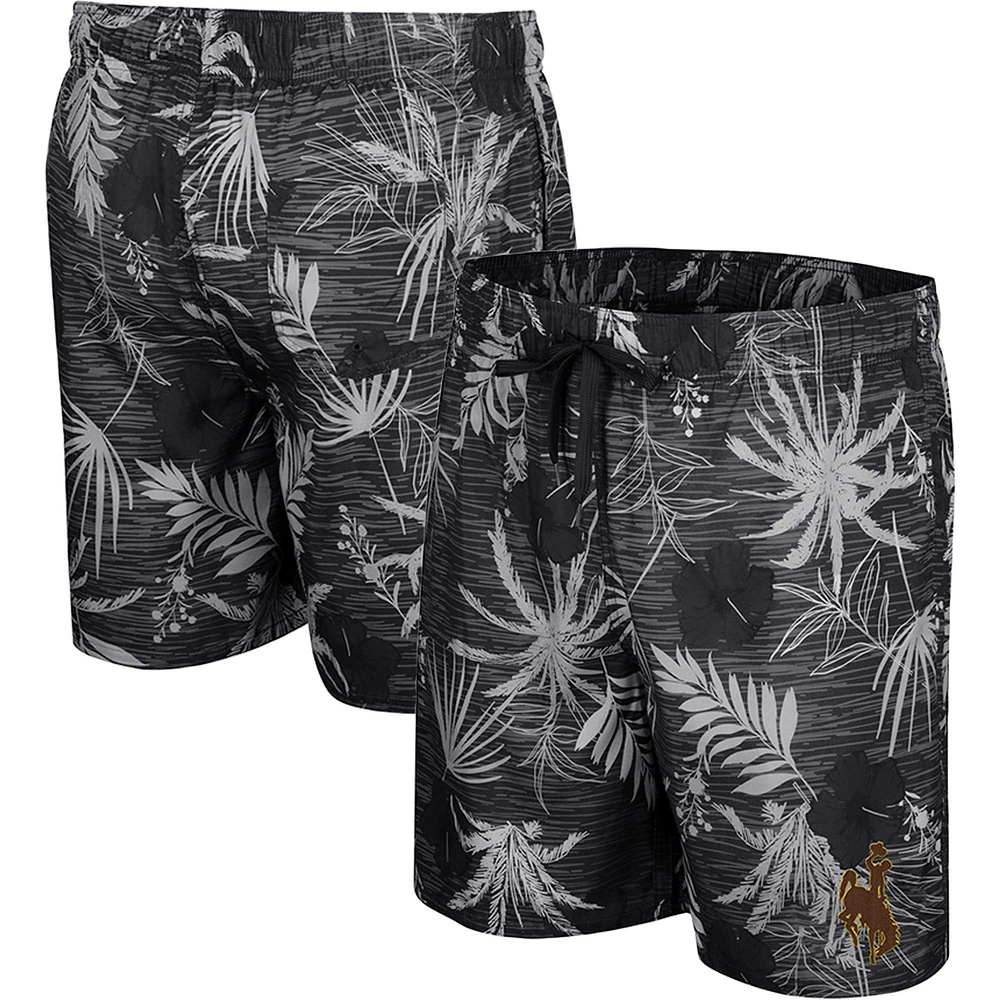 Colosseum Black Wyoming Cowboys pour homme What Else is New Swim Shorts