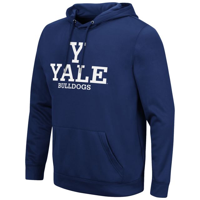 Sweat à capuche Colosseum Navy Yale Bulldogs Lantern pour homme