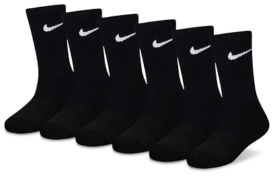 Nike 6 Pack Dri-FIT Performance Basic Crew Socks - Boys' Preschool