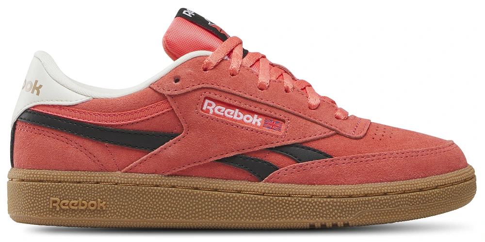 Reebok Boys Club C Revenge - Boys' Grade School Shoes Black/Sunset Coral/Gum