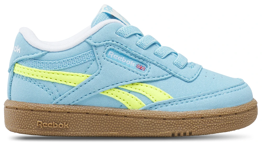 Reebok Girls Club C Revenge - Girls' Toddler Shoes Solar Acid Yellow/Digital Blue/Gum