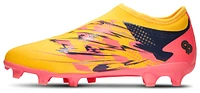 PUMA Boys PUMA Ultra CP Match FG/AG Jr - Boys' Grade School Soccer Shoes Navy/Sun Stream/Pink Size 06.0
