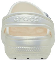 Crocs Girls Classic Iridescent Charm Clogs