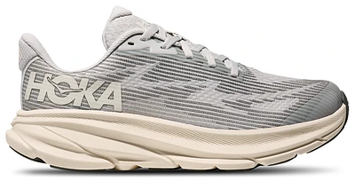HOKA Girls Clifton 9 - Girls' Grade School Running Shoes Alabaster/Cosmic Grey