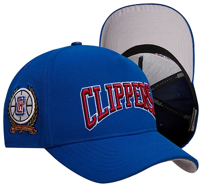 Pro Standard Clippers Crest Emblem Flatbrim Snapback - Men's